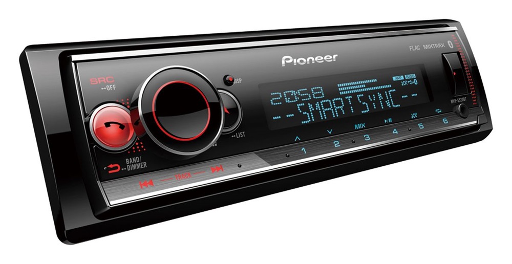 Pioneer MVH-S520BT mechanika nélküli Bluetooth/USB autóhifi fejegység