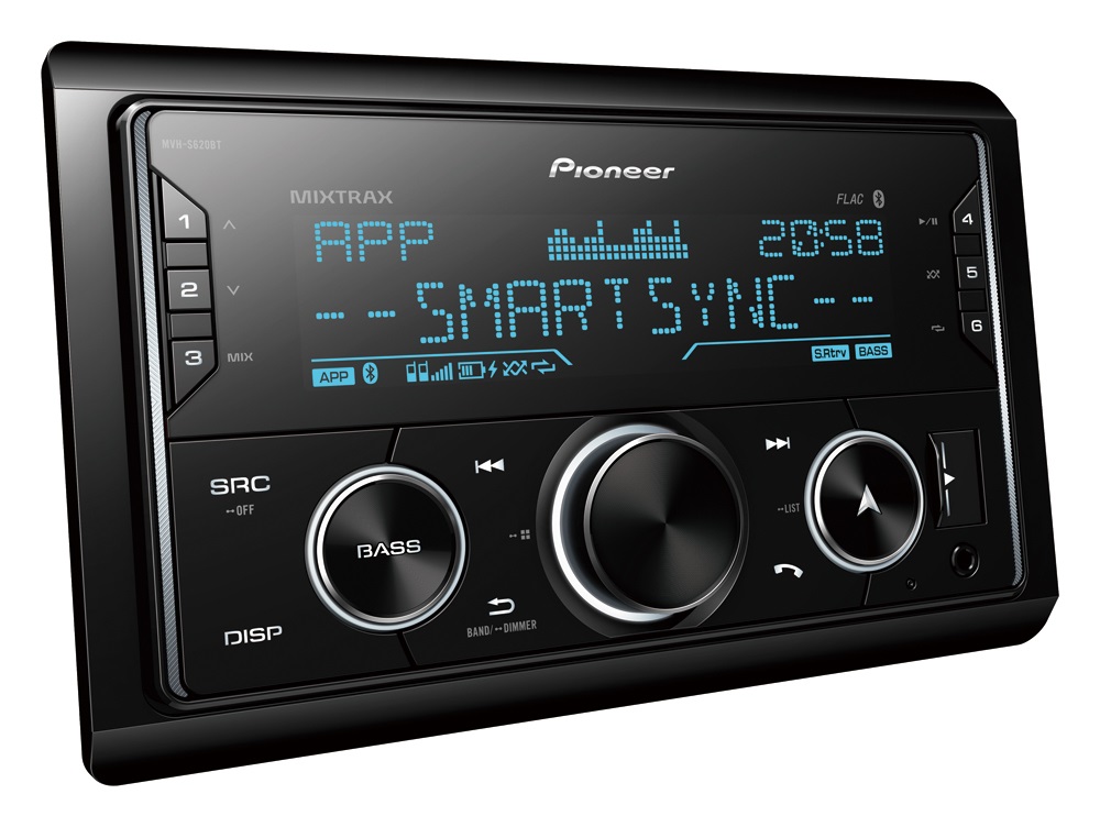 Pioneer MVH-S620BT mechanika nélküli autóhifi fejegység
