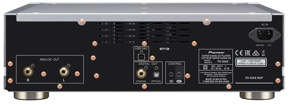Pioneer PD-50AE-S ezüst CD-lejátszó