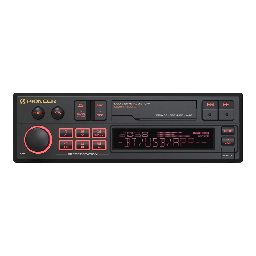 Pioneer SXT-C10PS DAB+/Bluetooth/USB/AUX retro autóhifi fejegység