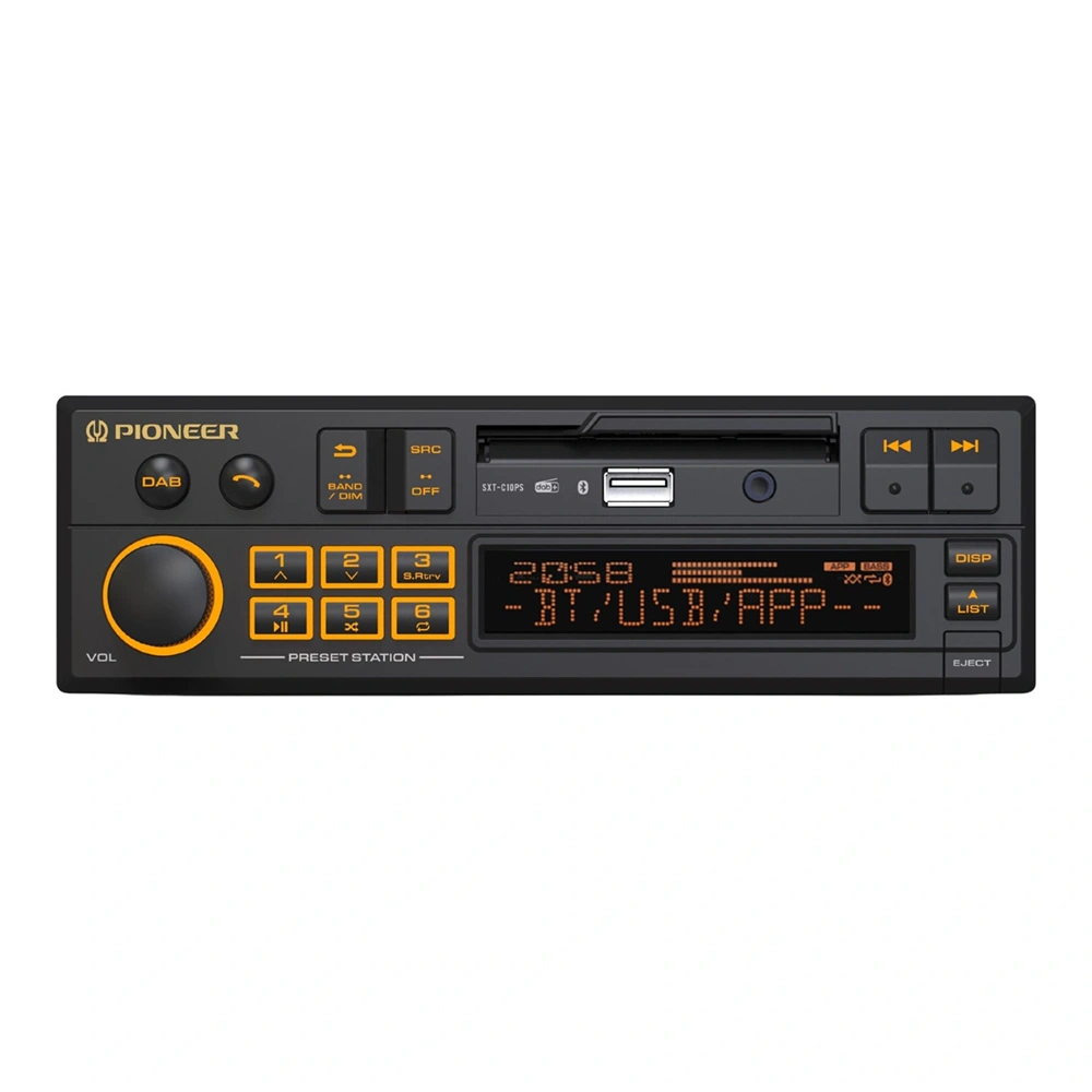 Pioneer SXT-C10PS DAB+/Bluetooth/USB/AUX retro autóhifi fejegység