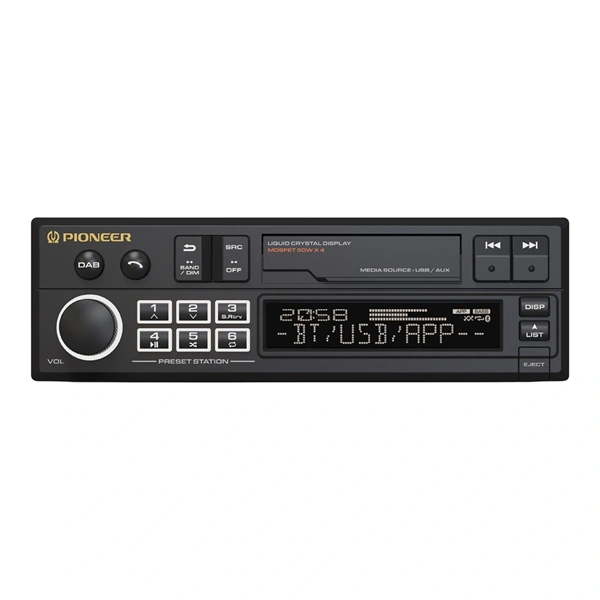 Pioneer SXT-C10PS DAB+/Bluetooth/USB/AUX retro autóhifi fejegység