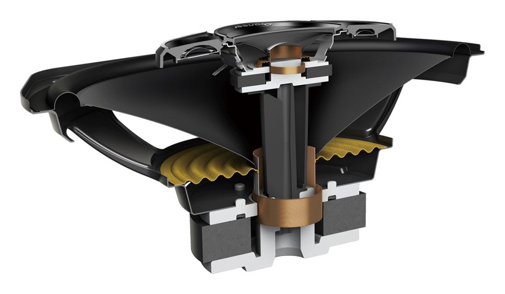 Pioneer TS-A6980F 16x24cm (6x9") 4 utas koaxiális ovális hangszóró