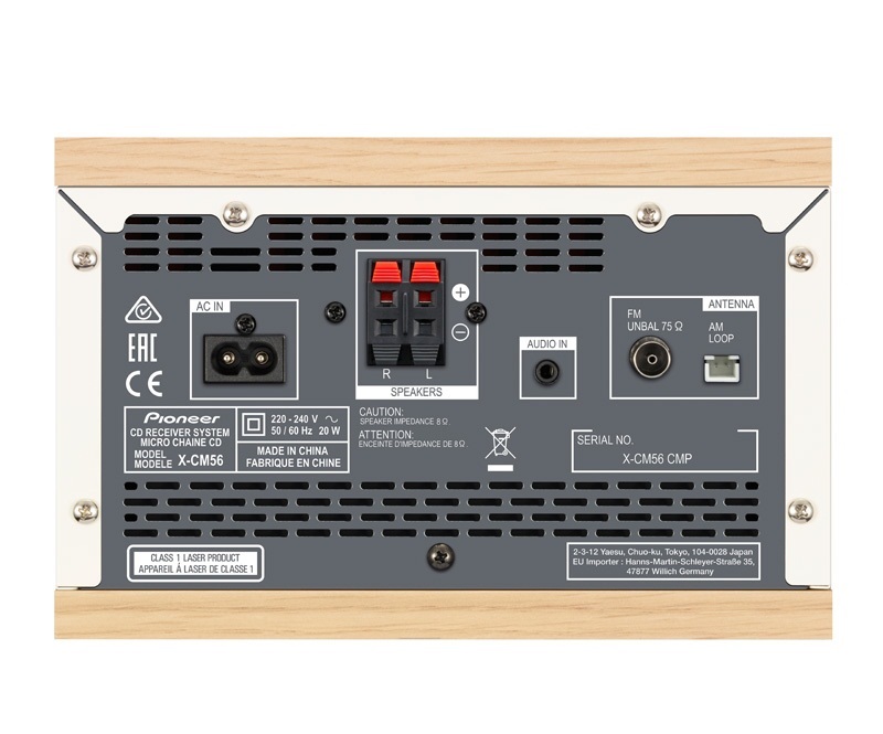 Pioneer X-CM56-W fehér Mini Hifi