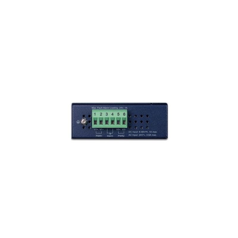Planet IGS-4215-4T2S DIN sínre szerelhető 4x GbE LAN 2x SFP port L2 menedzselhető ipari switch