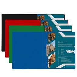 Plastweld A4 PVC piros villámzáras mappa