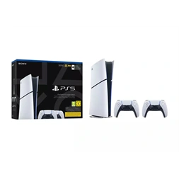 PlayStation®5 Digital Edition (slim) E-Chassis játékkonzol + 2db DualSense™ vezeték nélküli kontroller