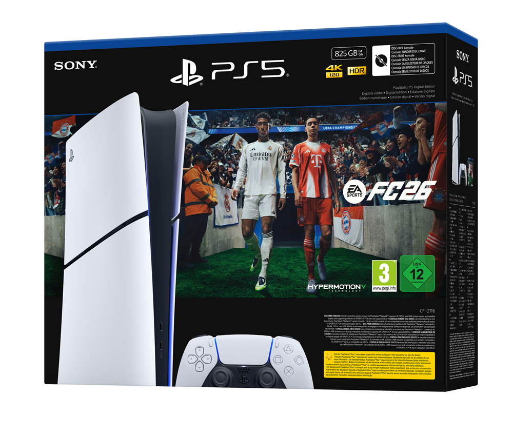 PlayStation®5 Digital Edition (slim) FC 26 Bundle játékkonzol csomag