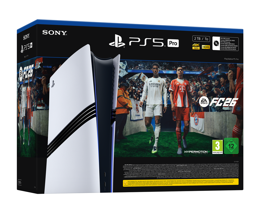 PlayStation®5 Pro 2 TB FC 26 Bundle játékkonzol csomag