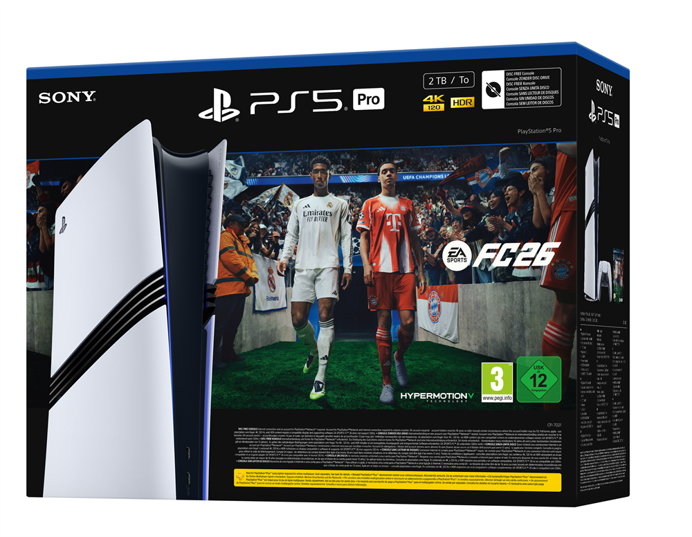 PlayStation®5 Pro 2 TB FC 26 Bundle játékkonzol csomag