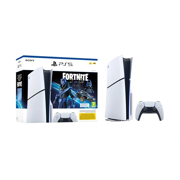 PlayStation®5 1TB lemezes (slim) Fortnite Bundle játékkonzol csomag (Újszerű)