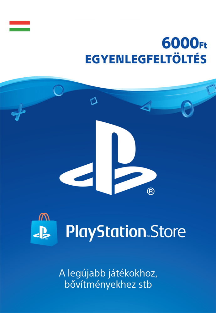 PlayStation Network 6000Ft-os feltöltőkártya