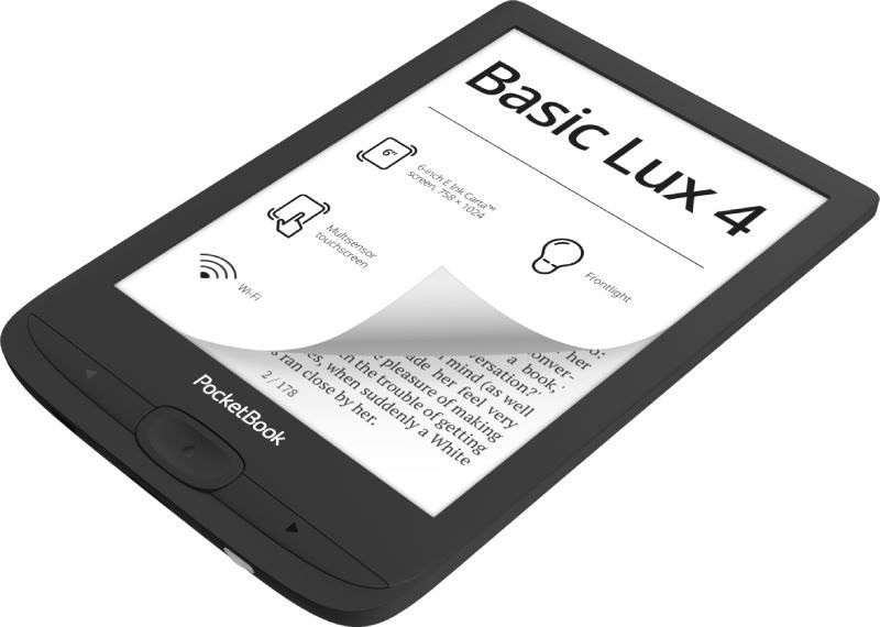 PocketBook PB618 Basic Lux4 6" fekete E-Book olvasó