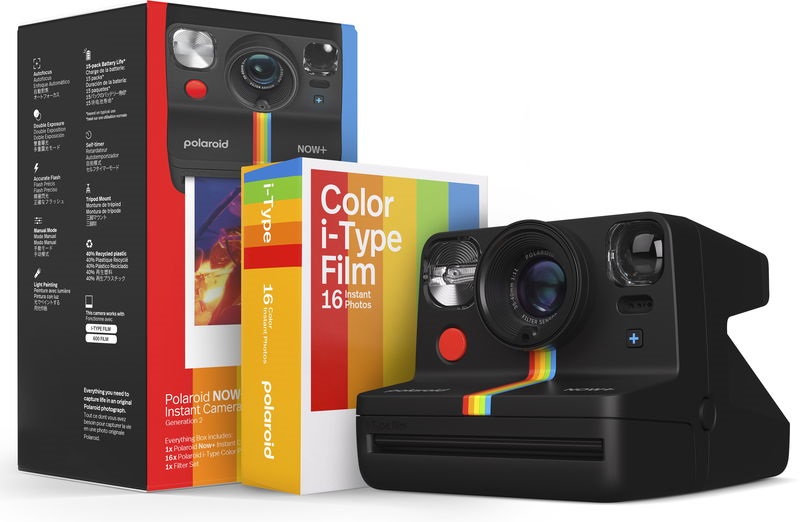 Polaroid EB Now+ Generation 2 Black instant fényképezőgép