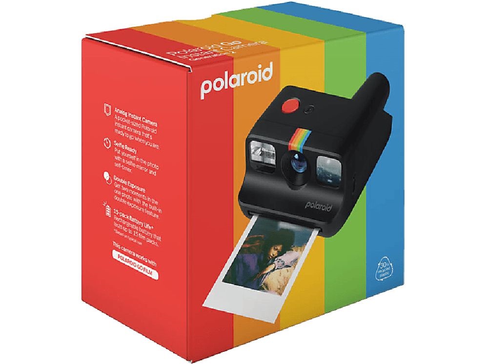 Polaroid GO gen2 analog instant fekete fényképezőgép
