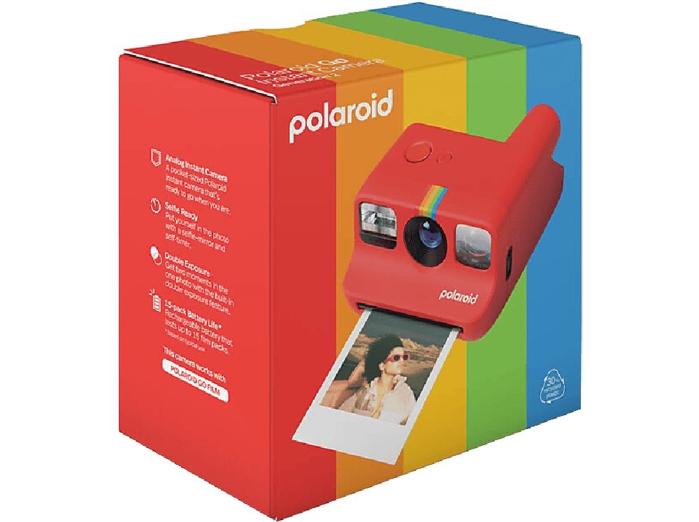 Polaroid GO gen2 analog instant piros fényképezőgép