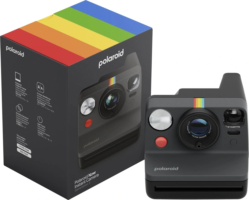 Polaroid NOW G3 instant fekete fényképezőgép