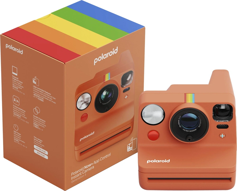 Polaroid NOW+ G3 instant korall fényképezőgép