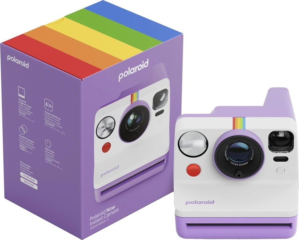 Polaroid NOW G3 instant lila fényképezőgép