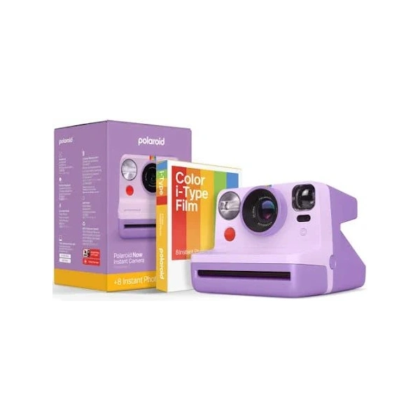 Polaroid NOW G3 instant lila fényképezőgép+film