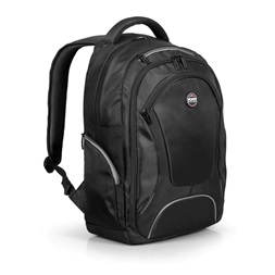 Port Designs 160510 COURCHEVEL II ECO 15,6"-os laptophoz és 10,1"-es tablethez fekete hátizsák