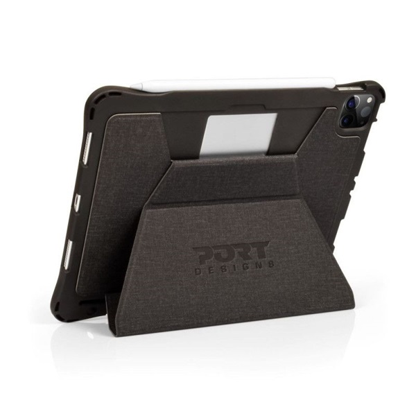 Port Designs 201519 MANCHESTER II iPad Air GEN.4 10.9" (2020) fekete oldalra nyíló tok