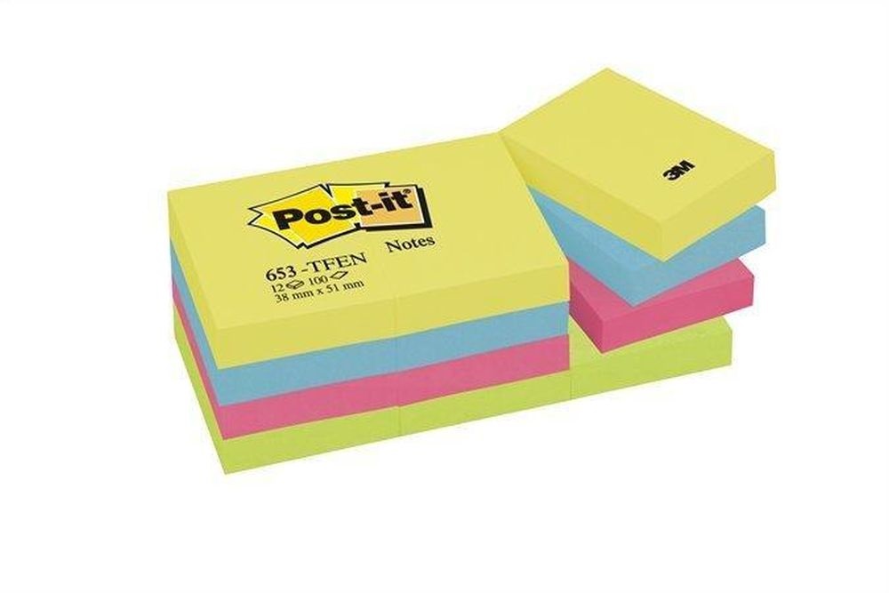 Post-It Energy 38x51mm 12 tömb/cs öntapadós jegyzettömb