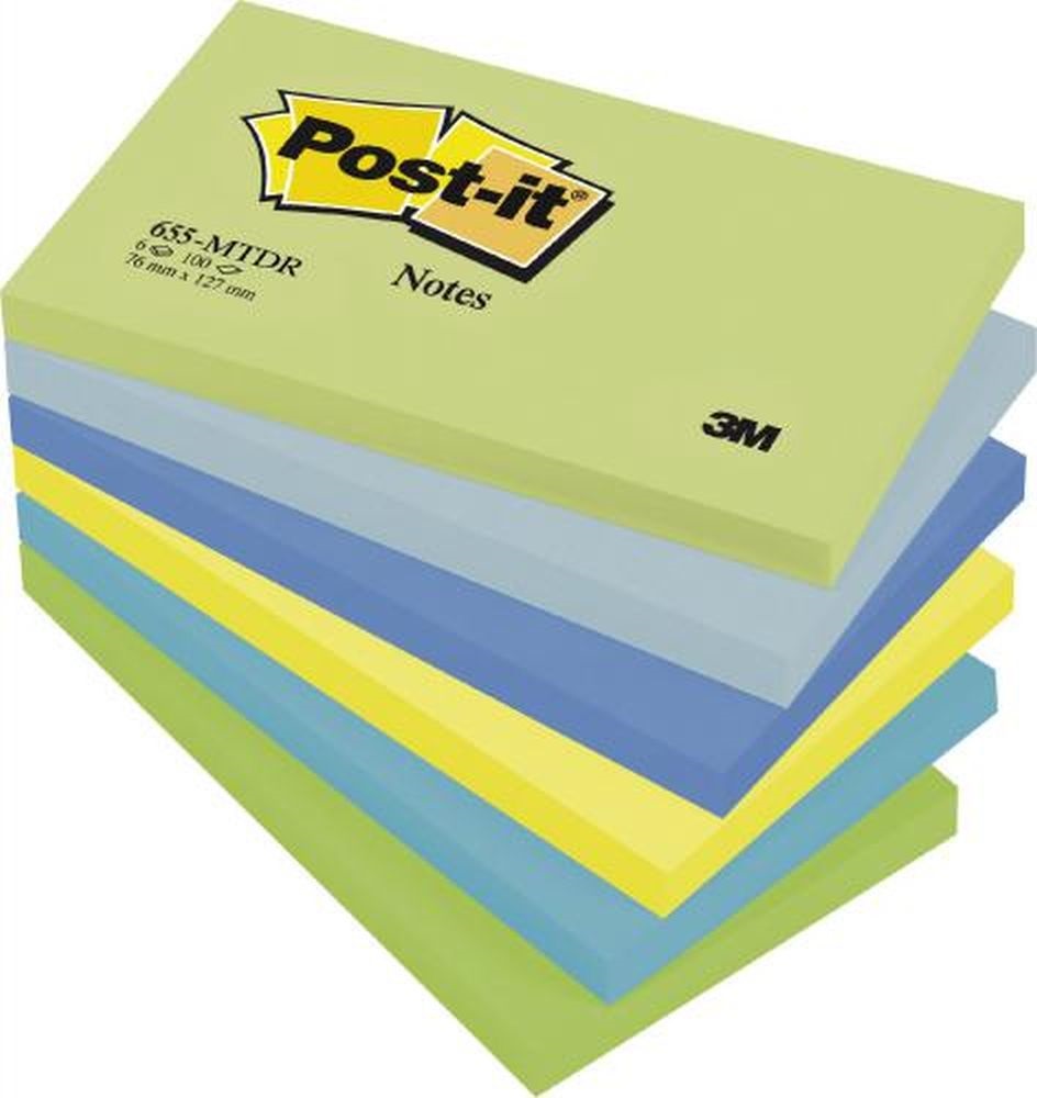 Post-It Dream 76x127mm öntapadós 6 tömb/cs jegyzettömb