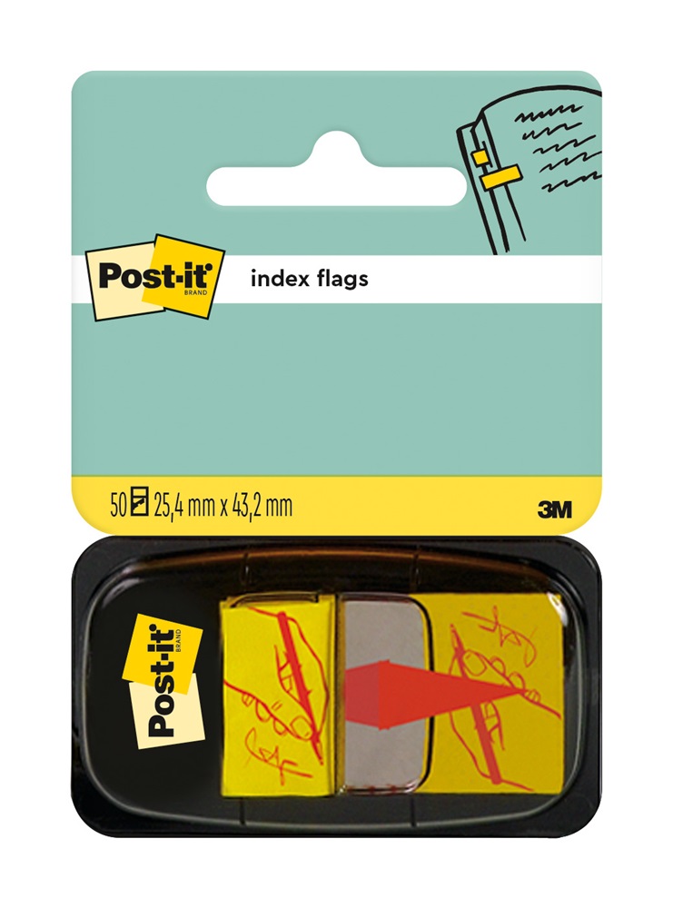 Post-i 680-31 25,4x43,2mm 50db ikonos jelölő