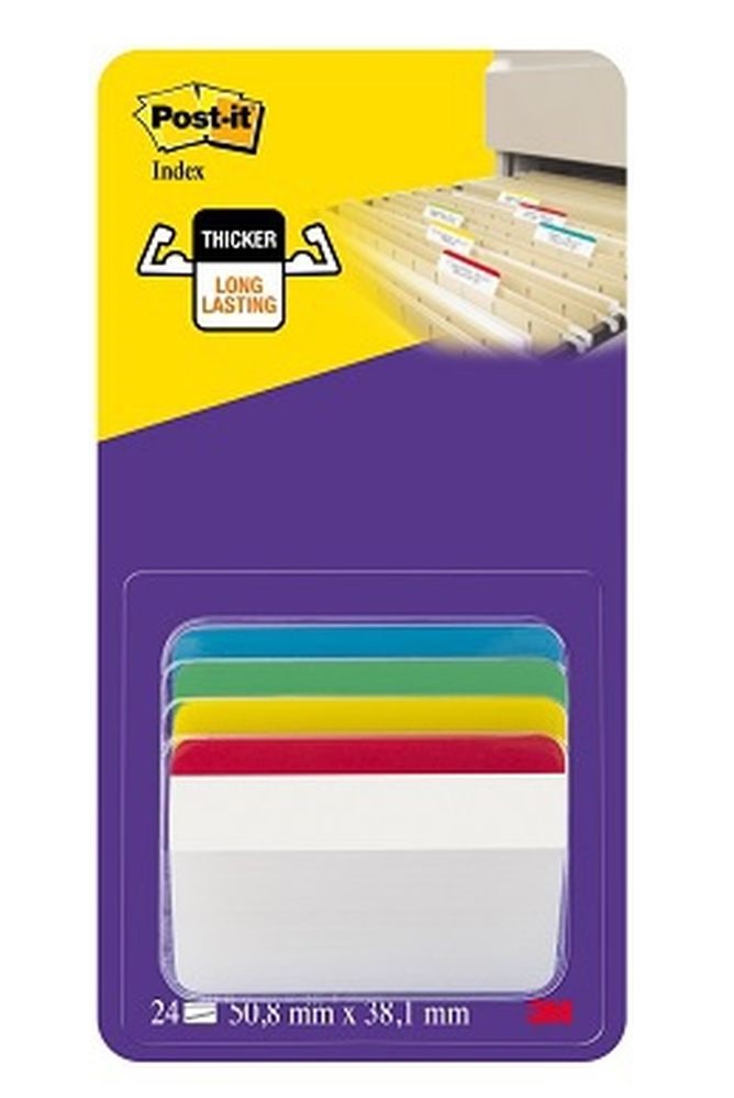 Post-it 686A-ALYR színes függőmappa címke