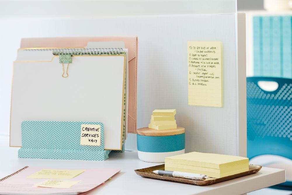Post-it Super Sticky 622-SSCY 47,6x47,6mm 90lapos 8+4 tömb kanárisárga öntapadós jegyzettömb