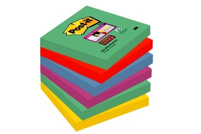 Post-it Super Sticky Marakesh 76x76mm 6x90lap jegyzettömb