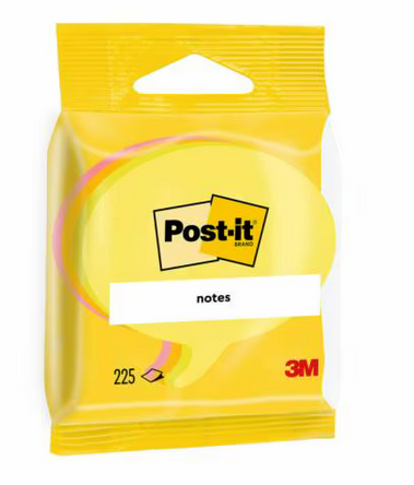 Post-it szövegbuborék alakú öntapadós jegyzettömb