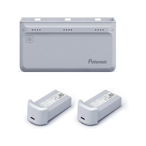 Potensic ATOM Charging Hub with Two Batteries drón kiegészítő
