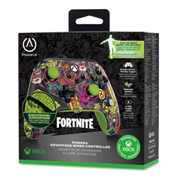 PowerAXBGP0438-01 Advantage Xbox Series X|S/Xbox One/PC vezetékes Fortnite Glow kontroller