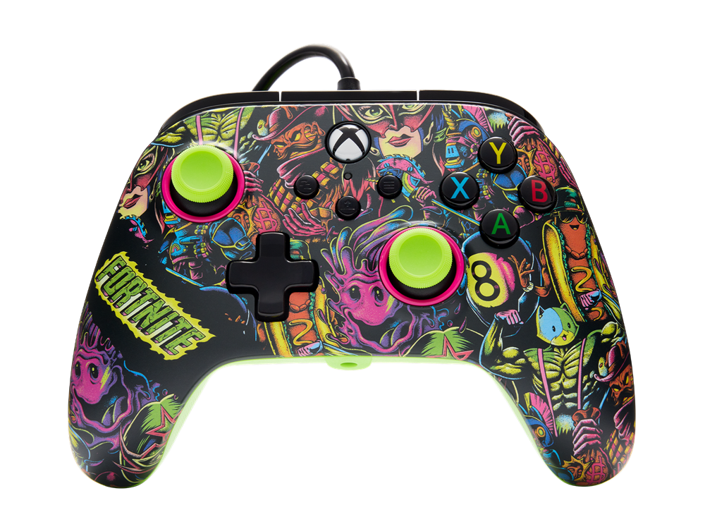 PowerAXBGP0438-01 Advantage Xbox Series X|S/Xbox One/PC vezetékes Fortnite Glow kontroller