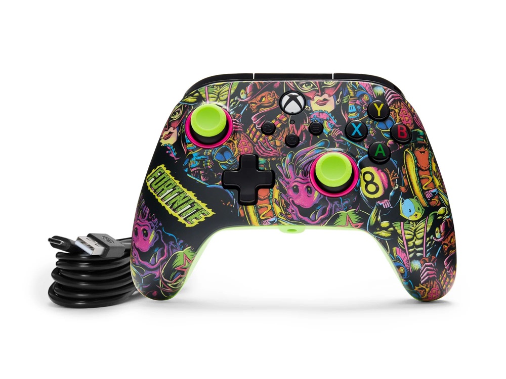 PowerAXBGP0438-01 Advantage Xbox Series X|S/Xbox One/PC vezetékes Fortnite Glow kontroller