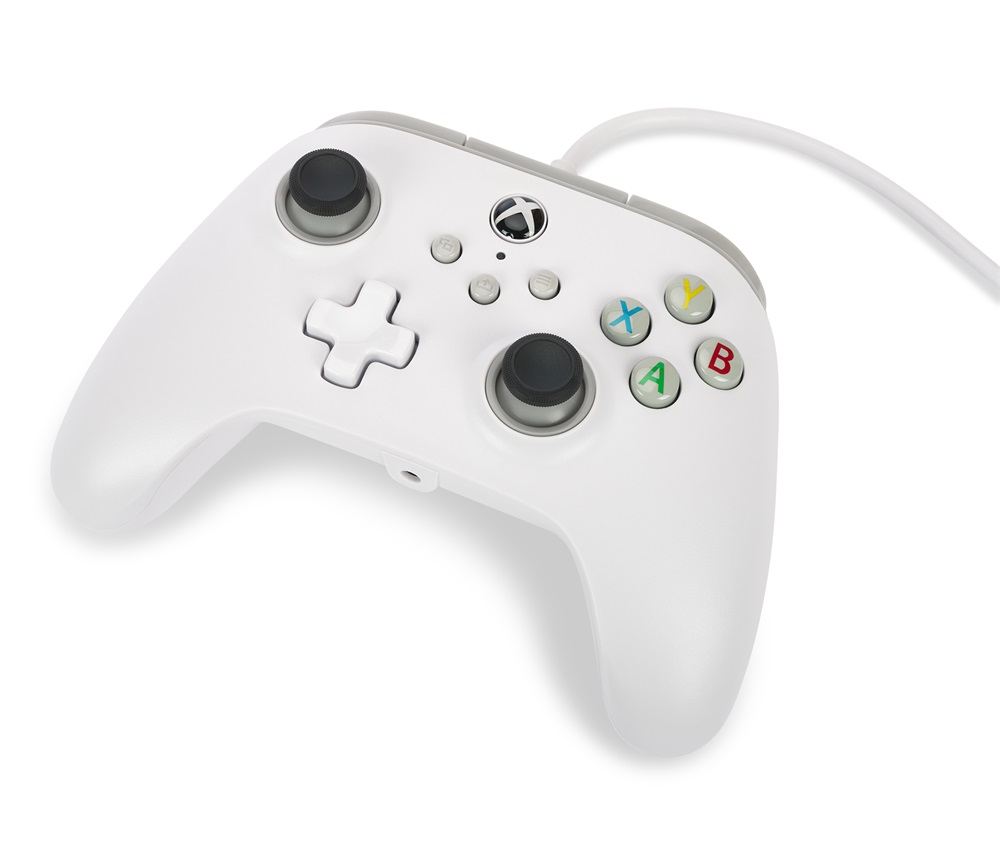 PowerA 1519365-02 Xbox Series X|S vezetékes fehér kontroller