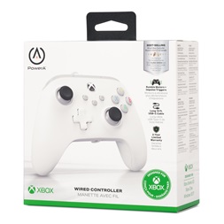 PowerA 1519365-02 Xbox Series X|S vezetékes fehér kontroller