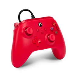 PowerA 1519366-01 Xbox Series X|S/Xbox One vezetékes piros kontroller