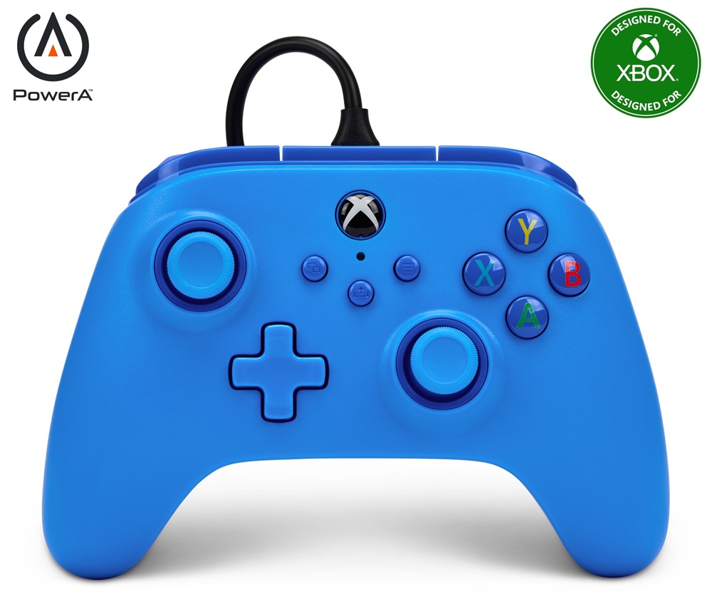 PowerA 1519367-01 Xbox Series X|S/Xbox One vezetékes kék kontroller
