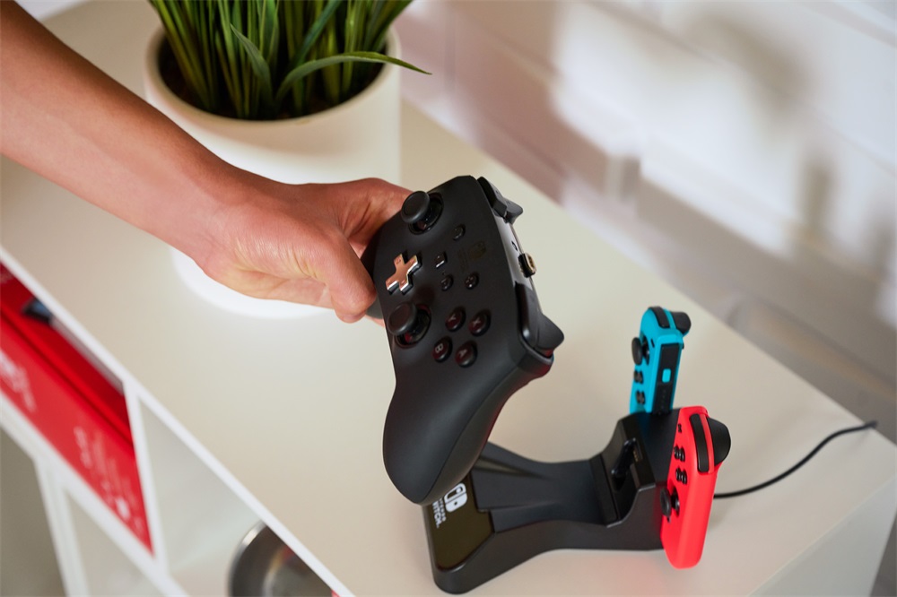 PowerA 1525991-01 Nintendo Switch/Lite/OLED Charging Base fekete kontroller töltőállomás