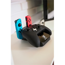 PowerA 1525991-01 Nintendo Switch/Lite/OLED Charging Base fekete kontroller töltőállomás