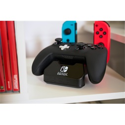 PowerA 1525991-01 Nintendo Switch/Lite/OLED Charging Base fekete kontroller töltőállomás
