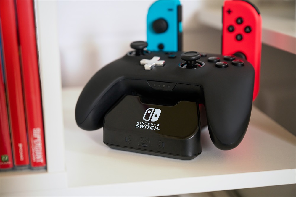 PowerA 1525991-01 Nintendo Switch/Lite/OLED Charging Base fekete kontroller töltőállomás