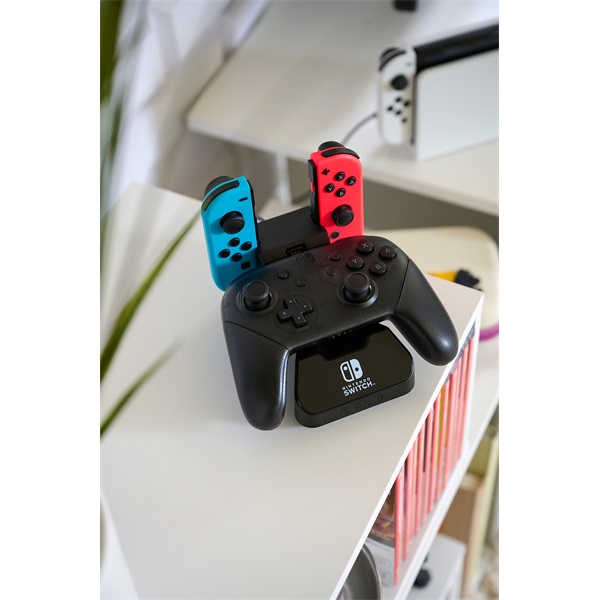 PowerA 1525991-01 Nintendo Switch/Lite/OLED Charging Base fekete kontroller töltőállomás