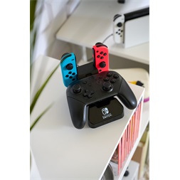 PowerA 1525991-01 Nintendo Switch/Lite/OLED Charging Base fekete kontroller töltőállomás