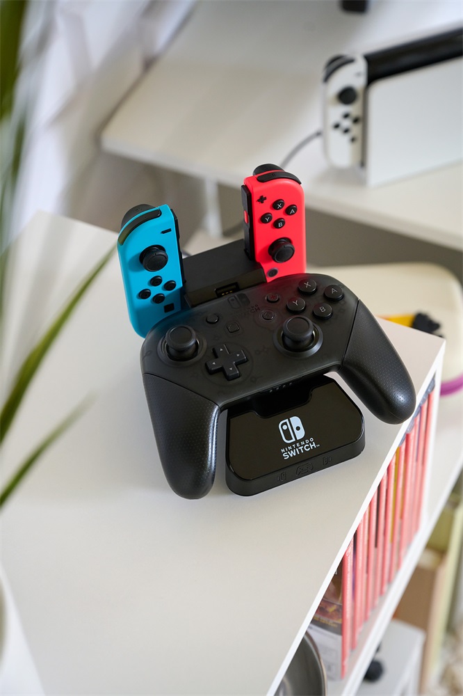 PowerA 1525991-01 Nintendo Switch/Lite/OLED Charging Base fekete kontroller töltőállomás