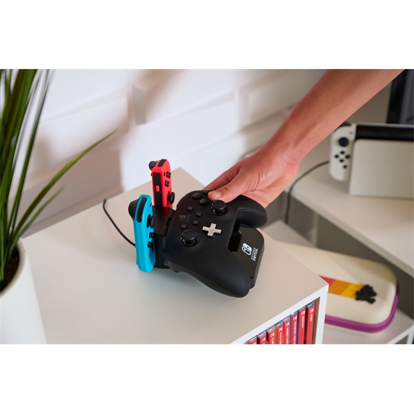 PowerA 1525991-01 Nintendo Switch/Lite/OLED Charging Base fekete kontroller töltőállomás