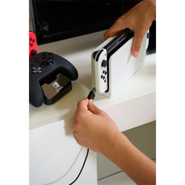 PowerA 1525991-01 Nintendo Switch/Lite/OLED Charging Base fekete kontroller töltőállomás